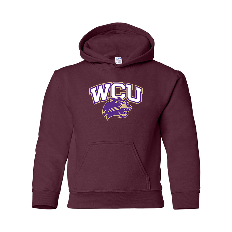 Youth Western Carolina CatamountsGildan Heavy Blend  Hooded Sweatshirt